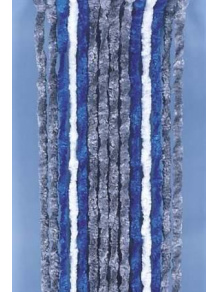 Kotki do drzwi 56x185cm szaro-niebiesko-białe - Arisol
