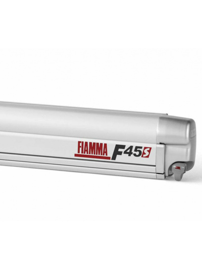 Markiza ścienna w kasecie F45S 300 Titanium Royal Grey - Fiamma