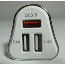Ładowarka 12V USB 2x 2,4 A + QC 3,0 - Haba