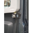 Zamki bezpieczeństwa do kabiny Mercedes Sprinter od 2018 + zabezpieczenie drzwi HEOSystem czarny - HEOSolution