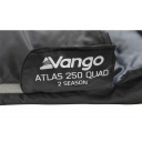 Śpiwór pojedynczy Atlas 250 Quad Black - Vango